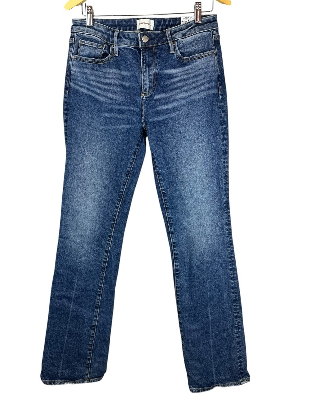 DRIFTWOOD Women's 28 X 33 Kelly Dark Blue Straight-Leg Jeans